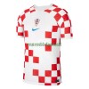 Maillot de Supporter Croatie Domicile Coupe du Monde 2022 Pour Homme